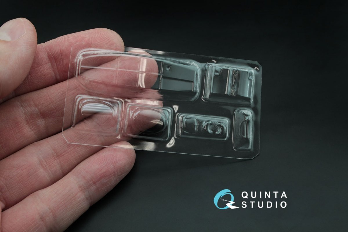 Quinta Studio QC48011 Pe-2 vacuformed clear canopy (for Zvezda kit) 1/48 – image 3