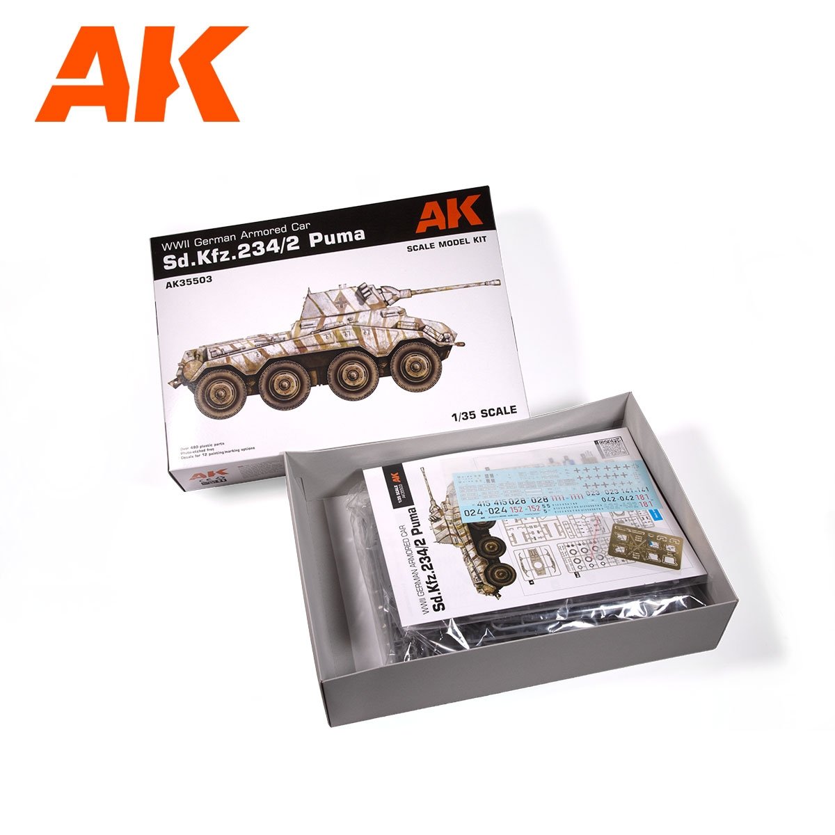 AK Interactive AK35503 SD.KFZ.234/2 PUMA 1/35 – immagine 2