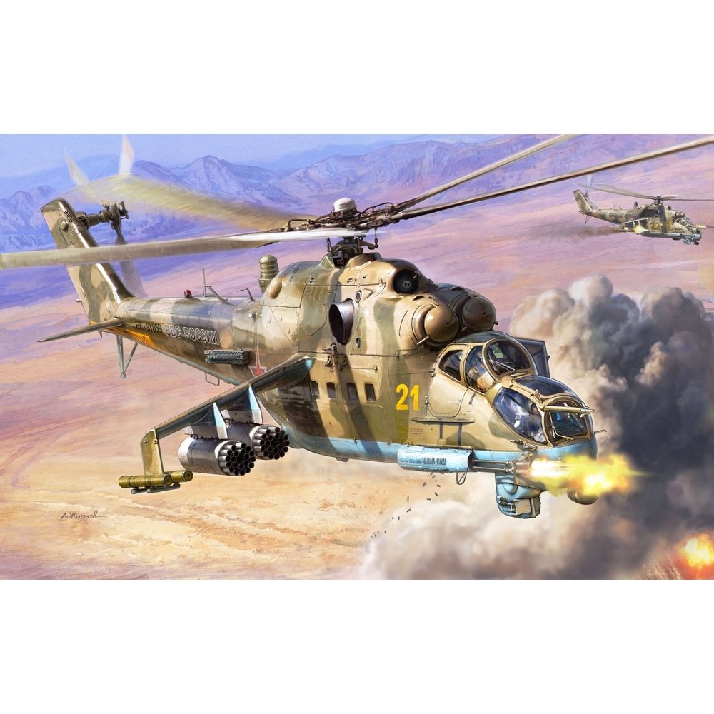 Zvezda 4812 MIL Mi-24P “Hind F” 1/48