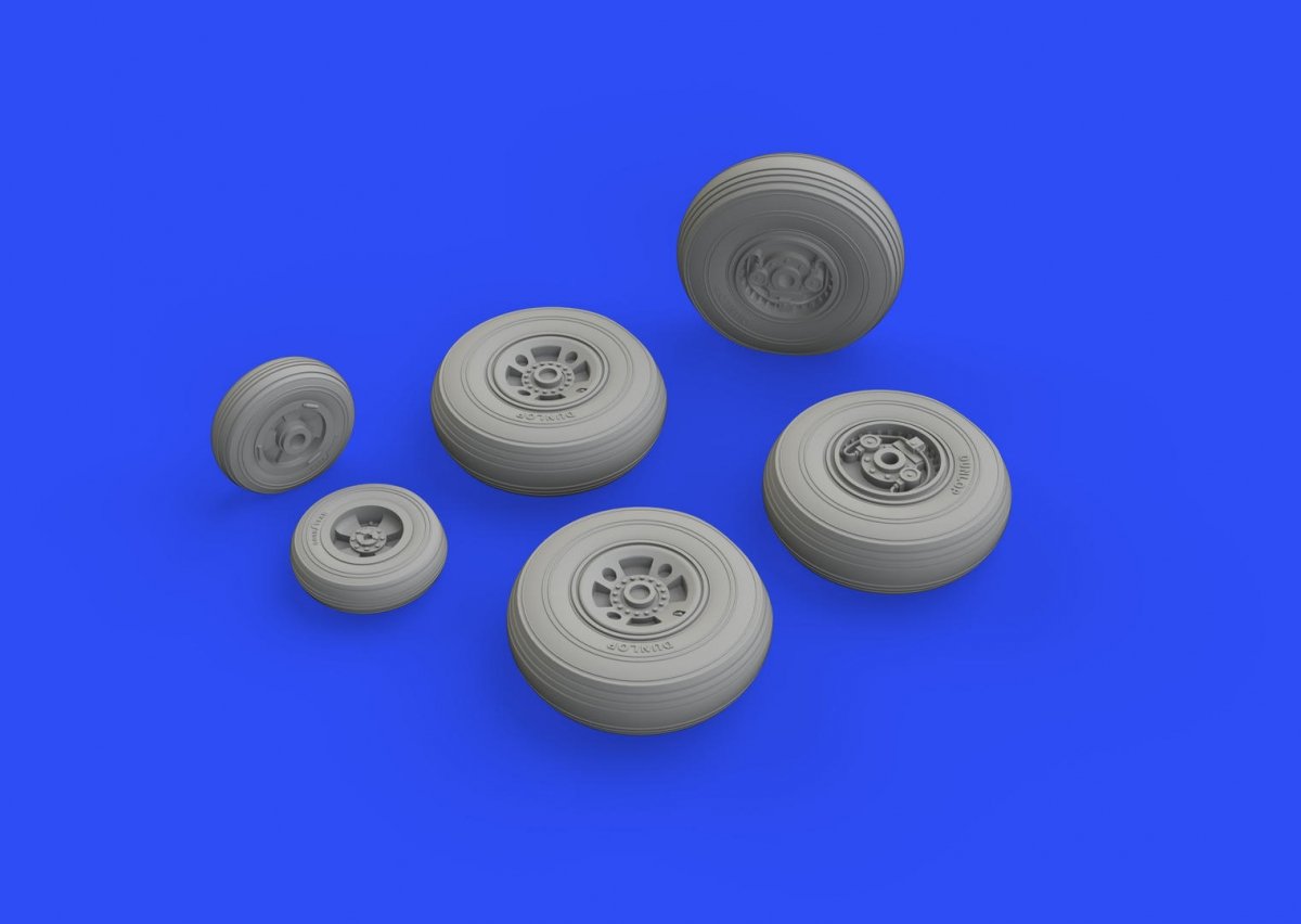 Eduard 672230 Shackleton MR.3 wheels 1/72 REVELL – Bild 2