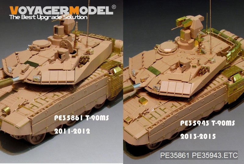 Voyager Model PE35943 Modern Russian T-90MS Mod2013 MBT basic For TIGER 4610 1/35 – obrázek 19