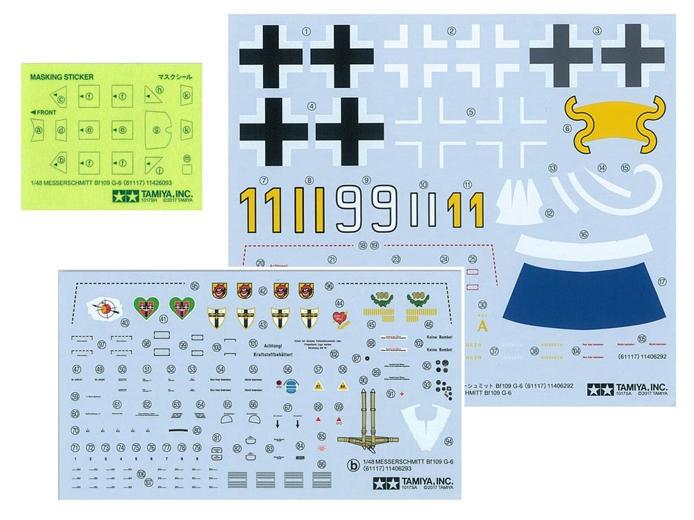 Tamiya 61117 Messerschmitt Bf109 G-6 1/48 – Bild 13