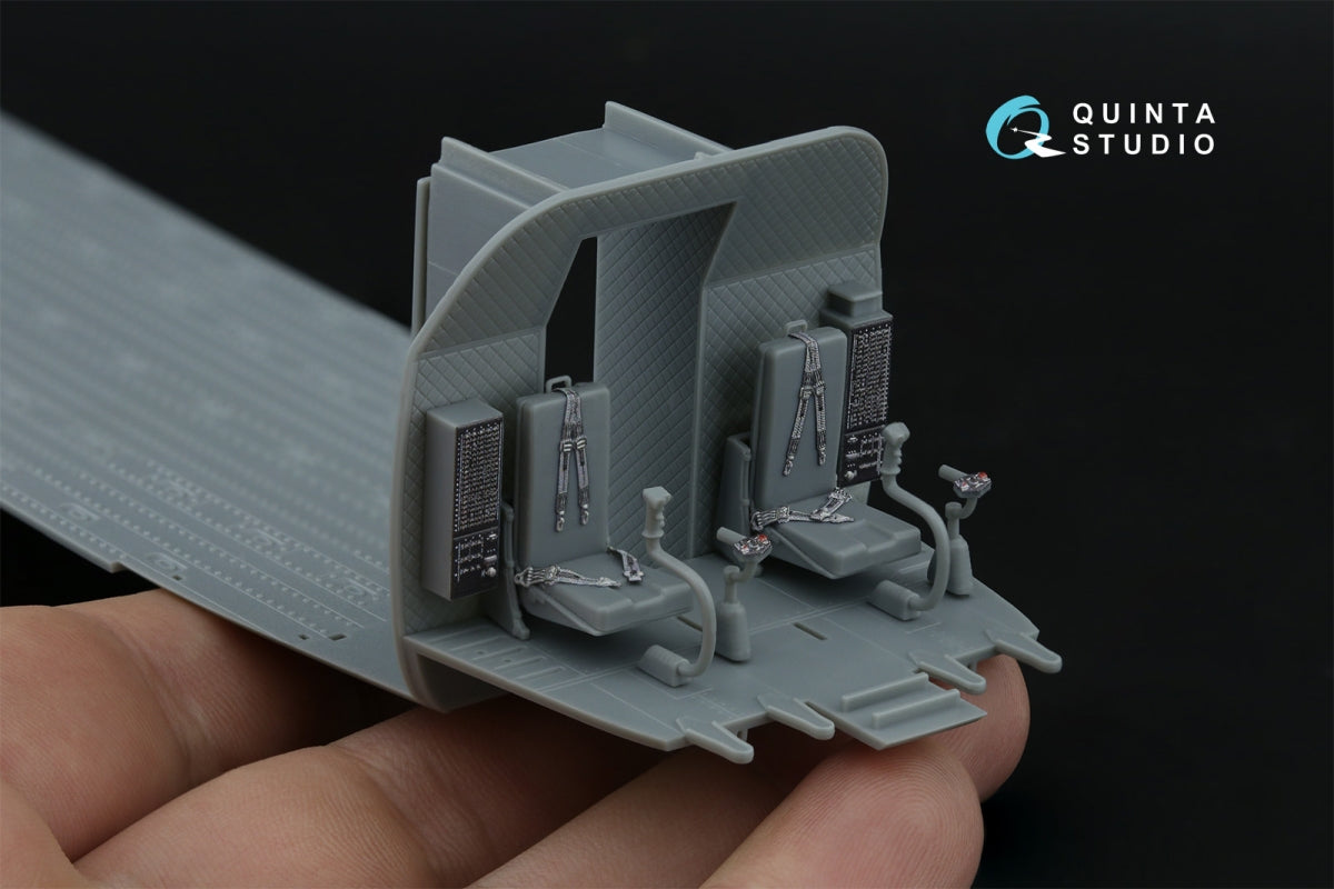 Quinta Studio QD48464 CH-47A 3D-Printed colored Interior on decal paper (HobbyBoss) 1/48 – obrázek 8