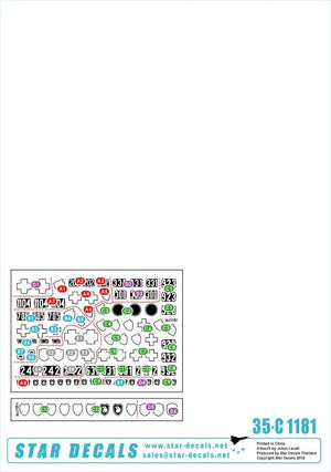 Star Decals 35-C1181 18. Panzer Division # 1 1/35 – Bild 2