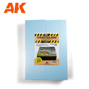 AK Interactive AK8100 EXTRUDED FOAM 30MM SIZE A4 ALREADY CUT (construction foam)