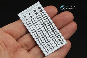 Quinta Studio QD48539 US WWII Cockpit instrument gauges 3D-Printed &amp;amp; colored Interior on decal paper (All Kits) 1/48 – image 4