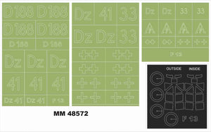 Montex MM48572 JUNKERS F-13 pour MINIART 48002 1/48