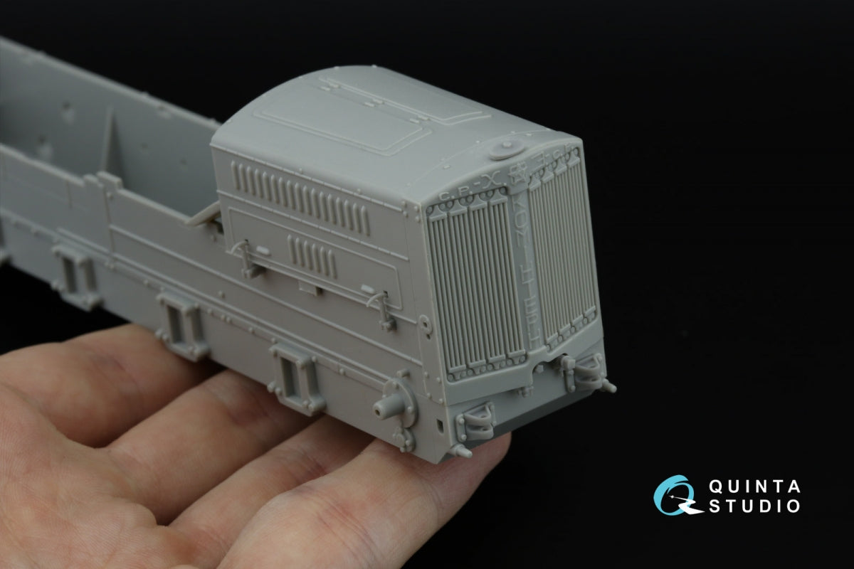 Quinta Studio QD+35157 Komintern Artillery Tractor 3D-Printed &amp; coloured Interior on decal paper (Trumpeter) (with 3D-printed resin parts) 1/35
