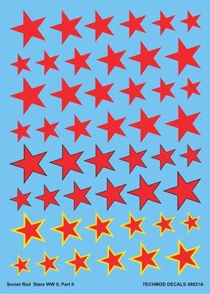 Techmod 48021 - Soviet Red Stars WWII 1/48