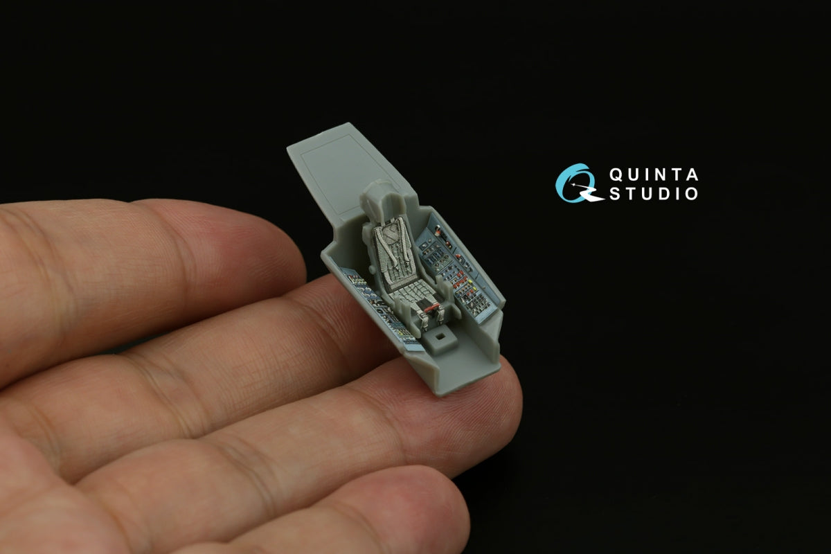 Quinta Studio QD+72183 Su-27 3D-Printed &amp;amp; colored Interior on decal paper (Trumpeter) (with 3D-printed resin part) 1/72 – Bild 10