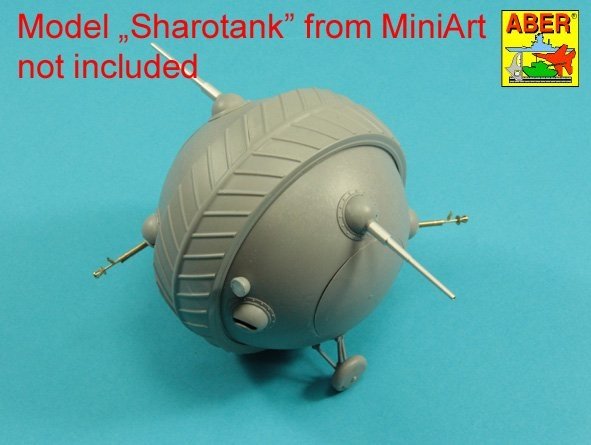 Aber 35L-278 Armament for the Soviet &amp;quot;Sharotank&amp;quot;; 2 x 37mm gun 2 x 12.7mm DShK M36 machine gun MiniArt 1/35 – image 7