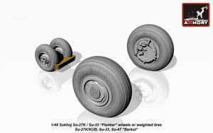 Armory Models AW48023 Sukhoj Su-27K / Su-33 Flanker wheels 1/48 – Bild 4