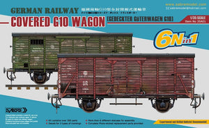 Saber 35A01 German Railway G10 covered wagon 1/35