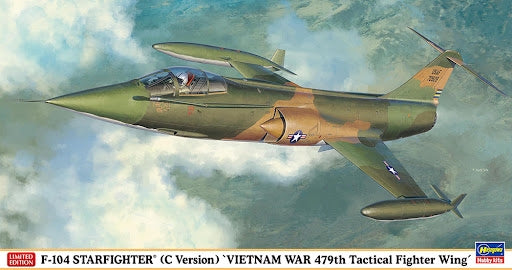 Hasegawa 07533 F-104 Starfighter (C Version) "Vietnam War 479th Tactical Fighter Wing" Limited Edition 1/48