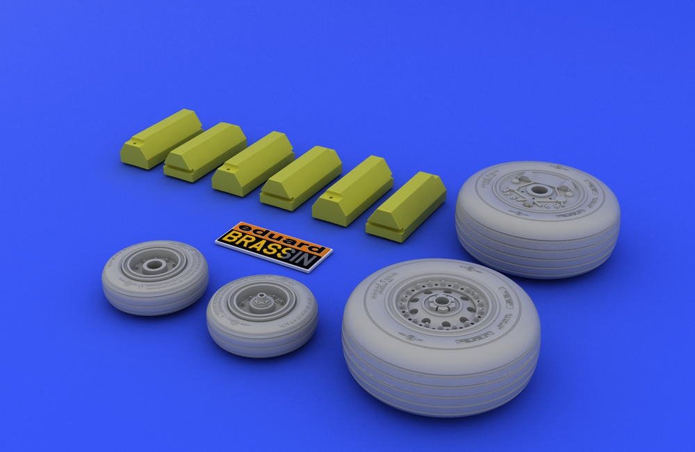 Eduard 648015 F-4J/ S wheels 1/48 (Hasegawa) – image 3