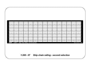 Aber 200-07 Ship chain railing - second selection (two horizontal bars) 1/200 – image 5