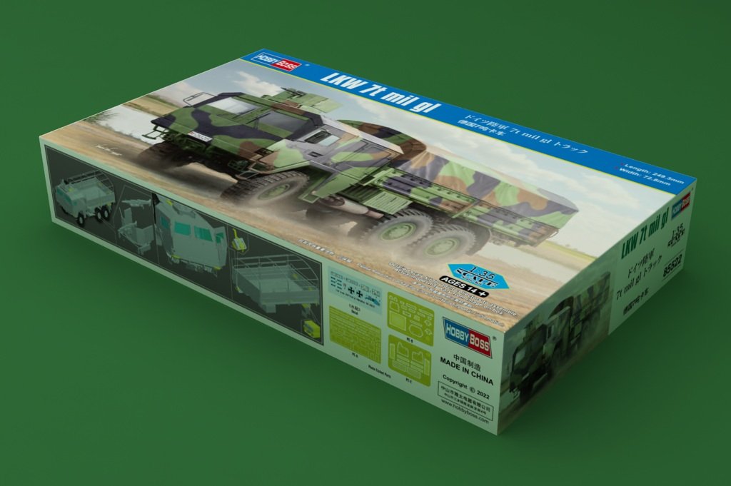 Hobby Boss 85522 LKW 7t mil verre 1/35 – image 2