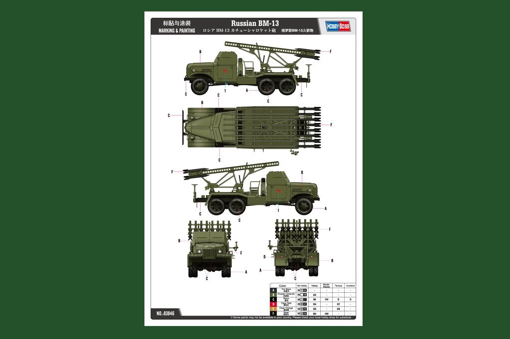 Hobby Boss 83846 Russian BM-13N 1/35 – image 2