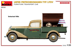 MiniArt 38065 LIEFER PRITSCHENWAGEN TYPE 170V. FURNITURE TRANSPORT CAR 1/35 – image 11