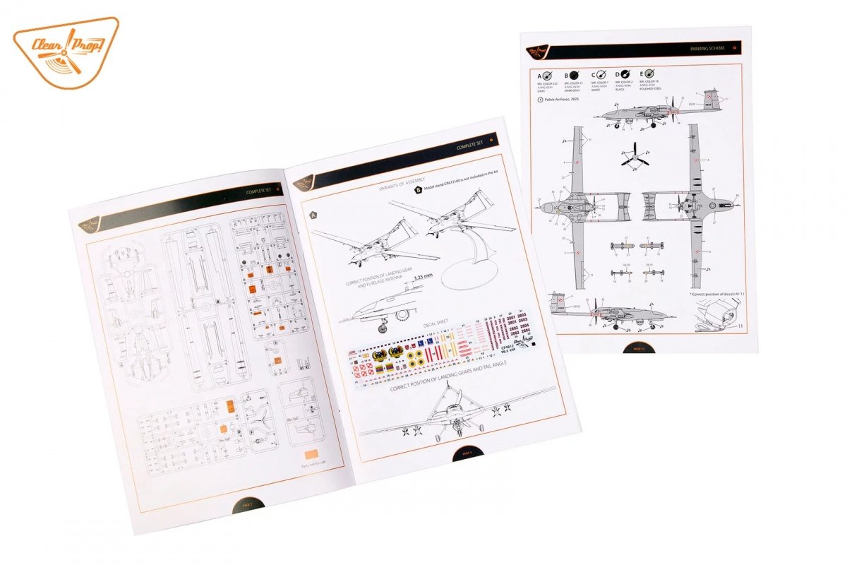 Clear Prop! CP4812 TB.2 UAV in Polish Service STARTER KIT 1/48 – Bild 12
