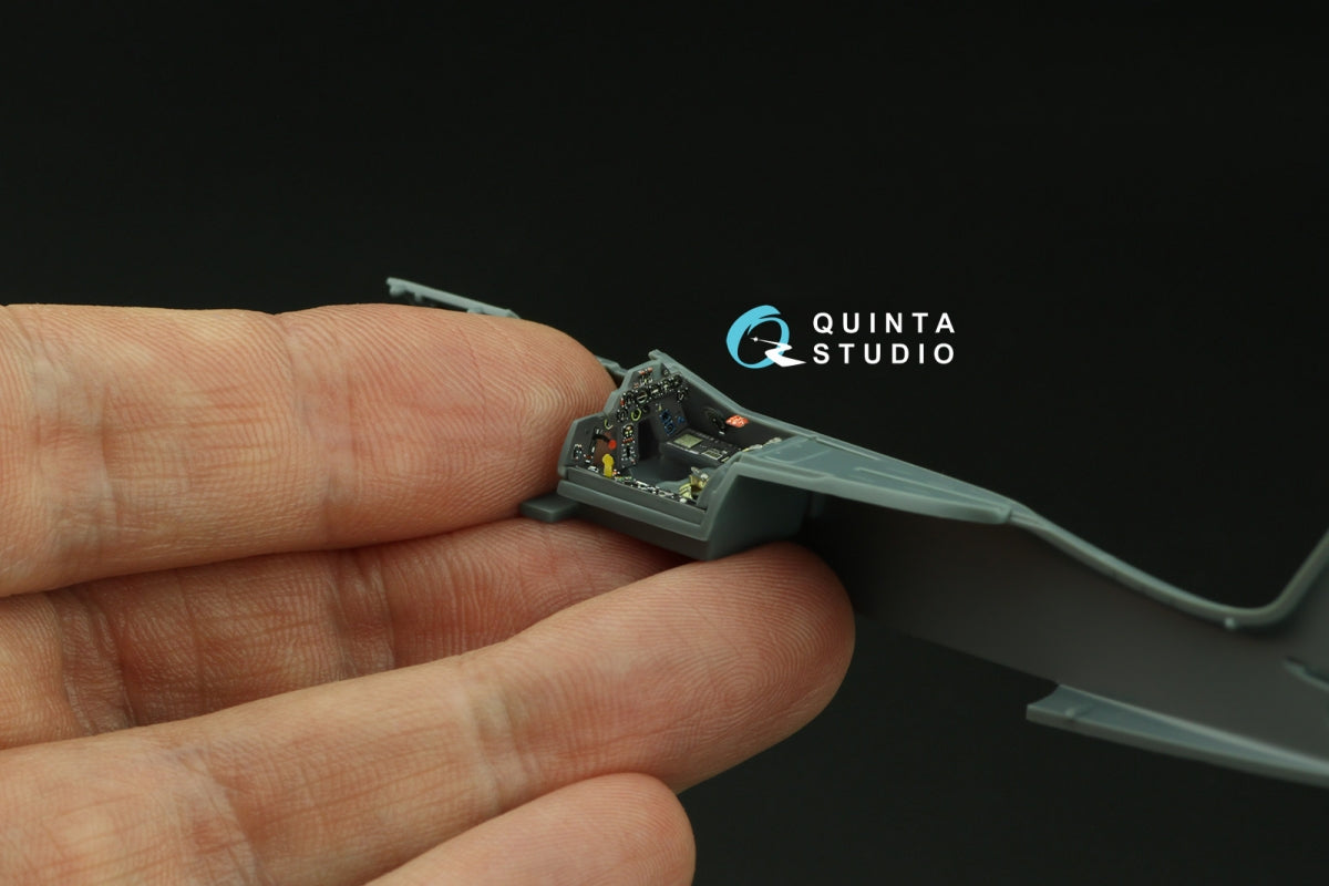 Quinta Studio QD72044 Fw 190A-5 3D-Printed &amp;amp; colored Interior on decal paper (Eduard) 1/72 – image 2