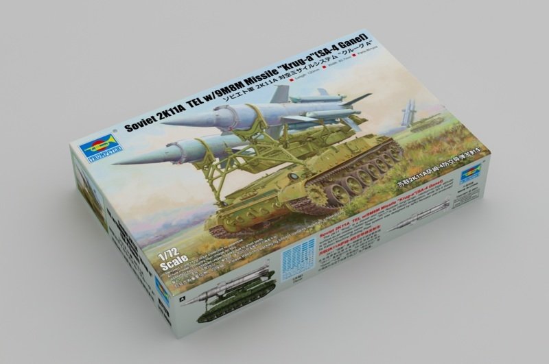 Trumpeter 07178 Soviet 2K11A TEL w/9M8M Missile Krug-a SA-4 Ganef 1/72 – Bild 2