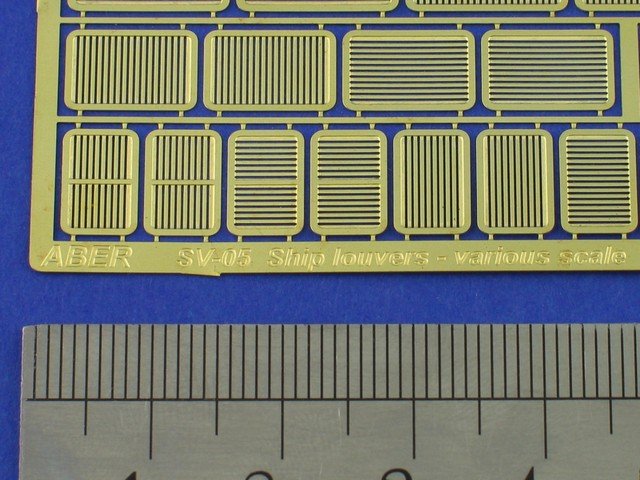 Aber SV-05 Ship louvers various scale (first selection) – zdjęcie 2