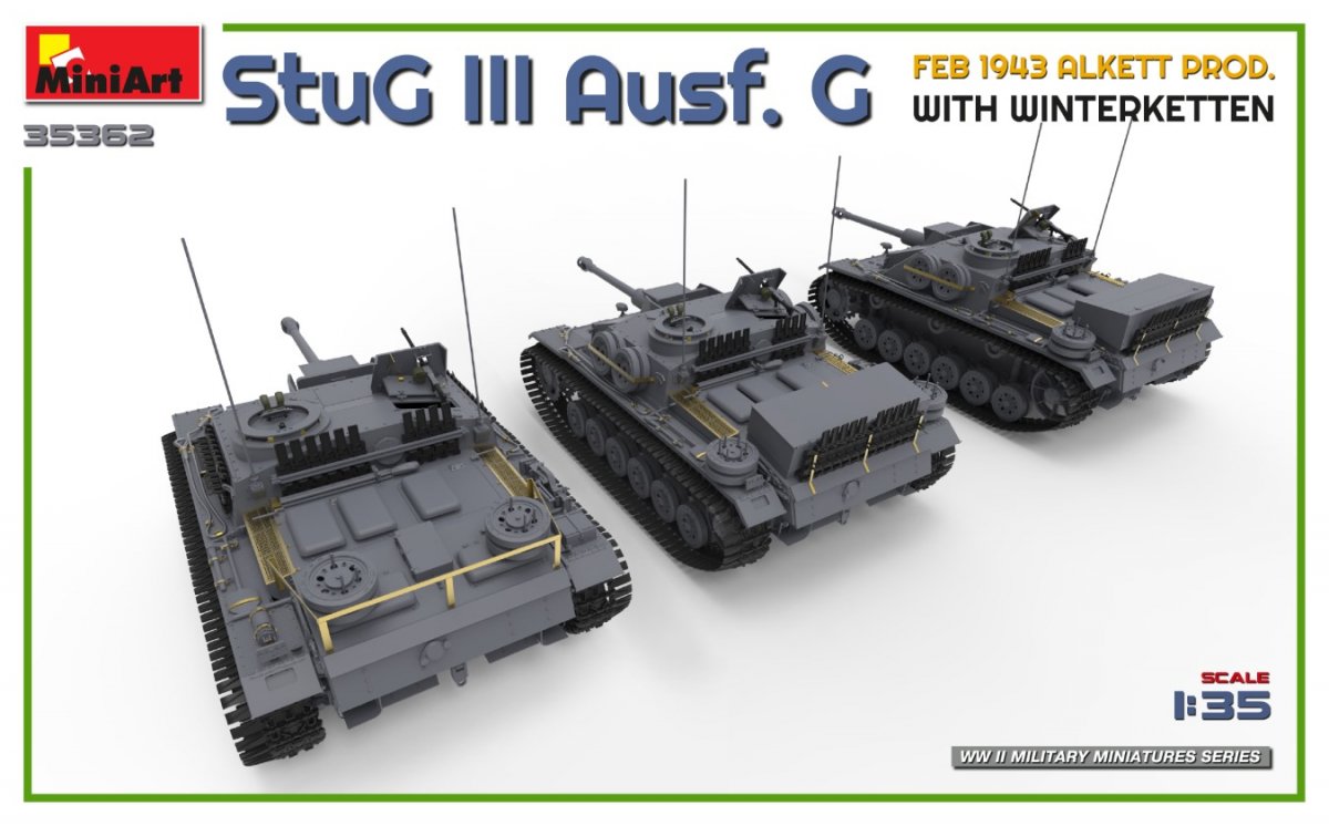 Mini Art 35362 StuG III Ausf. G FEB 1943 ALKETT PROD. WITH WINTERKETTEN 1/35 – image 6