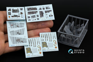 Quinta Studio QD+48487 F-4C Phantom II 3D-Printed &amp;amp; colored Interior on decal paper (Academy) (with 3D-printed resin parts) 1/48 – obrázek 2