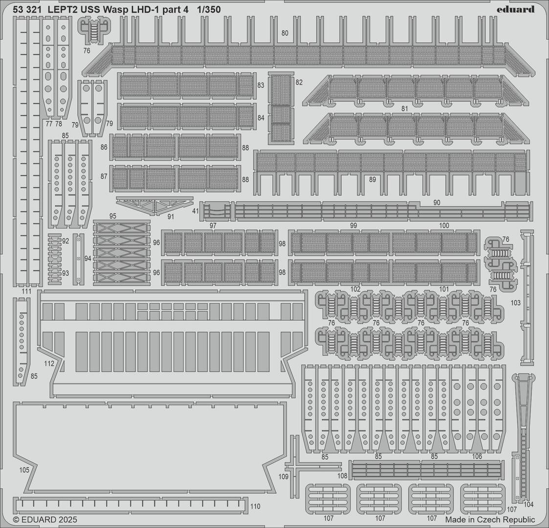 Eduard 53321 USS Wasp LHD-1 part 4 Trumpeter 1/350 – Bild 2