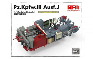 Rye Field Model 5072 Pz.Kpfw.III Ausf.J FULL INTERIOR 1/35 – immagine 3