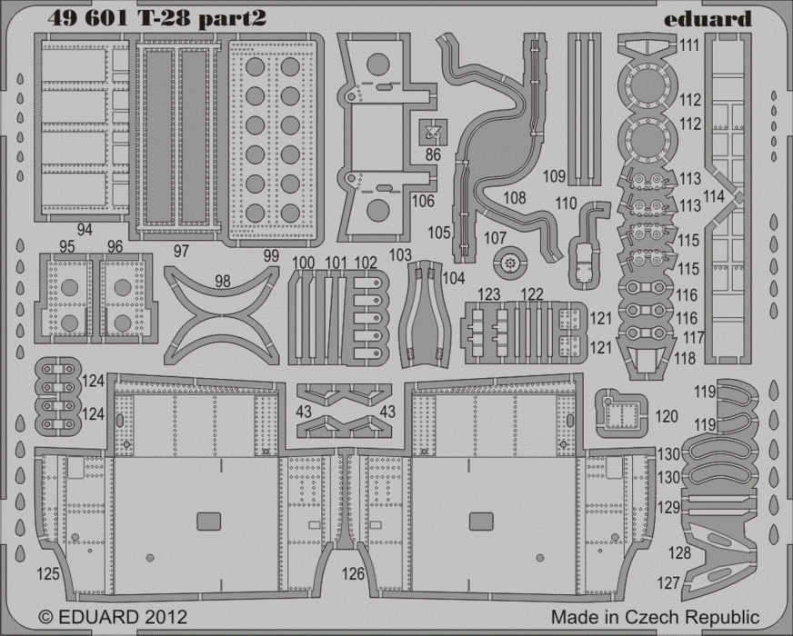Eduard 49601 T-28 SA RODEN 1/48 – immagine 3