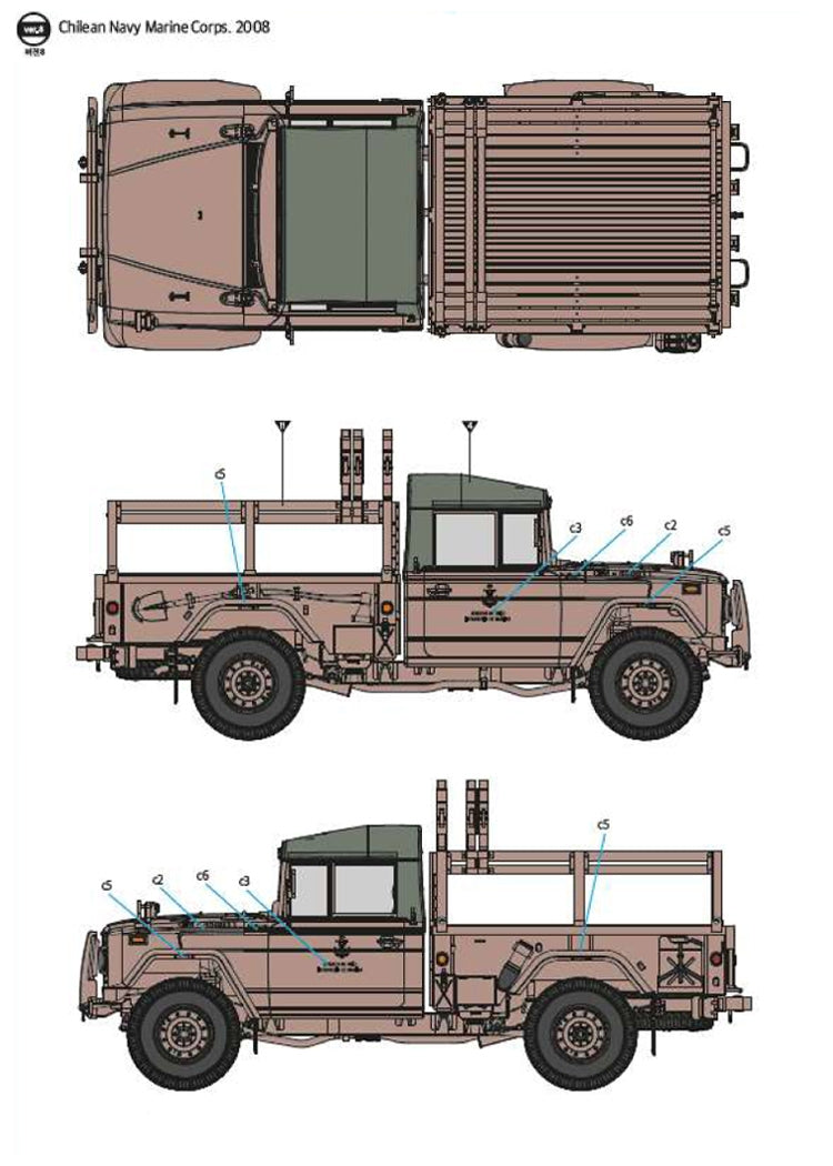 Academy 13551 ROK Army K311A1 1/35 – Bild 11