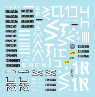 Star Decals 35-C1081 Reprint Israeli AFVs 5. M50 Super Sherman 1/35 – image 3