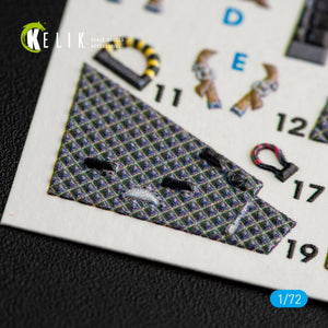 KELIK K72030 OA-4M &amp;quot;SKYHAWK&amp;quot; INTERIOR 3D DECALS FOR FUJIMI/HOBBY 2000 KIT 1/72 – imagen 4