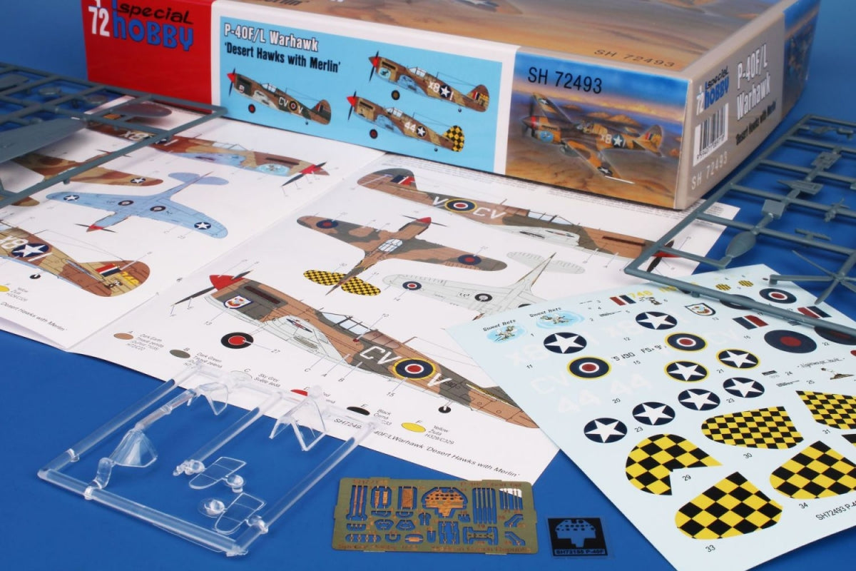 Special Hobby 72493 P-40F/L Warhawk &amp;#39;Desert Hawks With Merlin&amp;#39; 1/72 – image 7