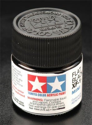Tamiya XF1 Flat Black (81701) Acrylic paint 10ml – imagen 3