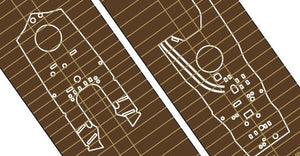 Hasegawa QG58 (72158) Linoleum Deck for Destroyer Shimakaze &amp;quot;late type&amp;quot; 1/350 – image 2