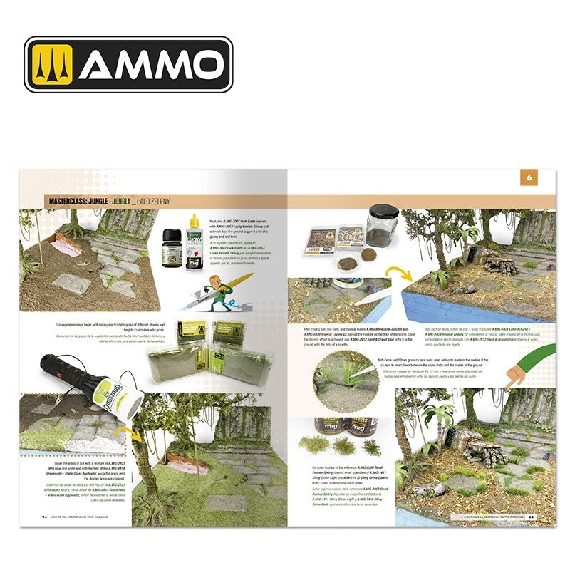 AMMO of Mig Jimenez 6254 MODELLING SCHOOL - How to use Vegetation in your Dioramas (Bilingual- English, Spanish) – obrázek 8