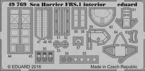 Eduard 49769 Sea Harrier FRS.1 interior KINETIC MODEL 1/48 – image 2