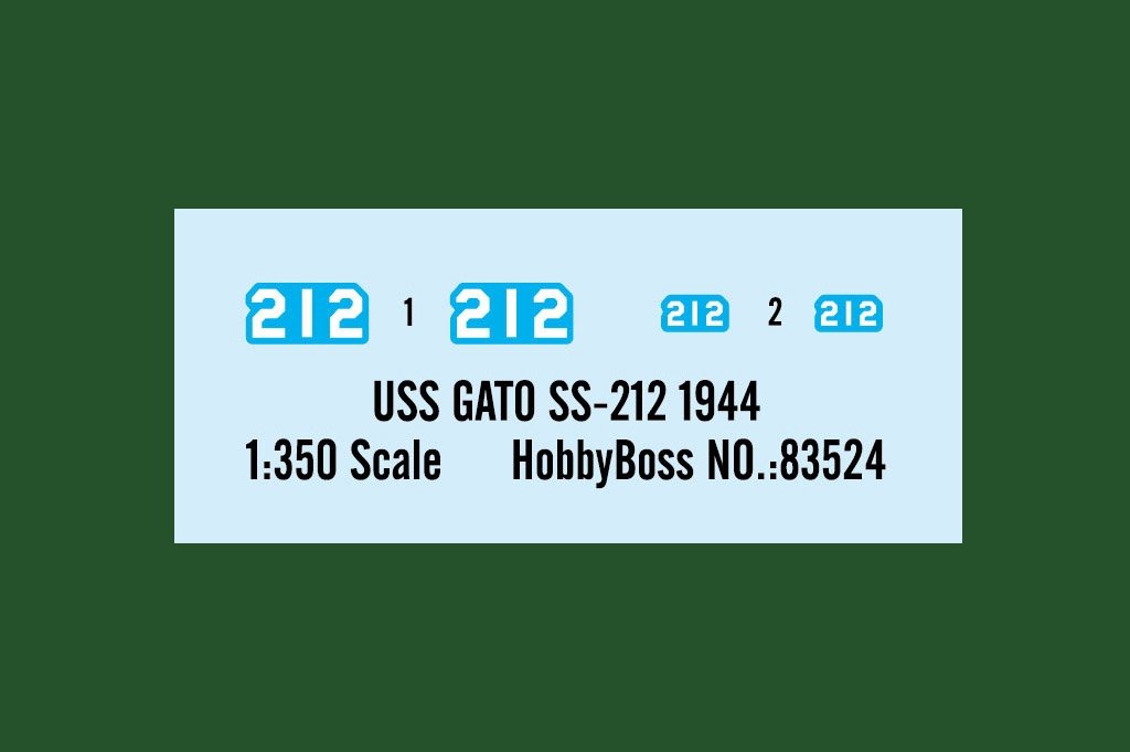 Hobby Boss 83524 US Navy Submarine &amp;quot;Little Shark&amp;quot; SS-212 1944 1/350 – Bild 3