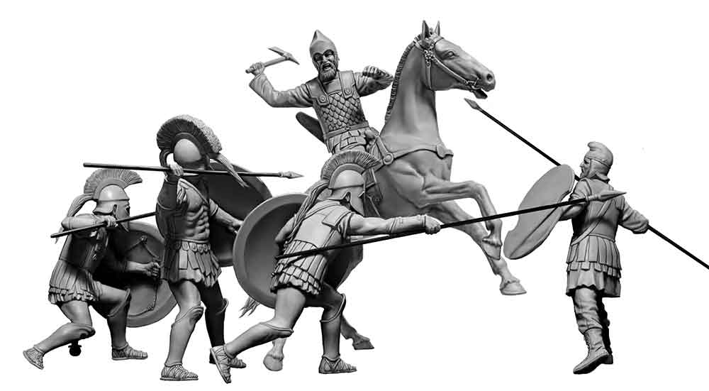 Master Box 32015 Persian Heavy Infantryman Greco-Persian Wars 1/32 – Bild 4