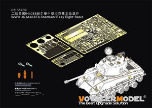 Voyager Model PE35709 WWII US M4A3E8 Sherman&amp;quot;Easy Eight&amp;quot;Basic For TAMIYA 25175 1/35