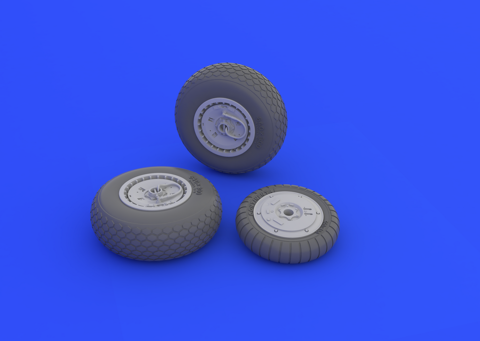 Eduard 632031 Me 262 wheels 1/32 (TRUMPETER) – Bild 3