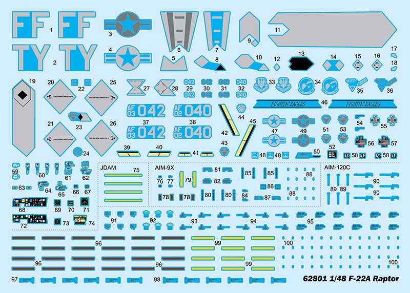 I Love Kit 62801 F-22A Raptor 1/48 – image 3