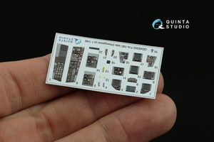 Quinta Studio QDS-48302 F/A-18C late 3D-Printed &amp;amp; colored Interior on decal paper (Hasegawa) (Small version) 1/48 – image 4