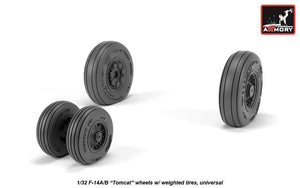 Armory Models AW32309 F-14A/B Tomcat early type wheels w/ weighted tires 1/32 – image 4