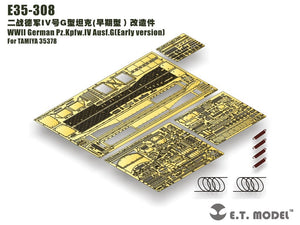 ET Model E35-308 WWII German Pz.Kpfw.IV Ausf.G (Early version) For TAMIYA 35378 1/35