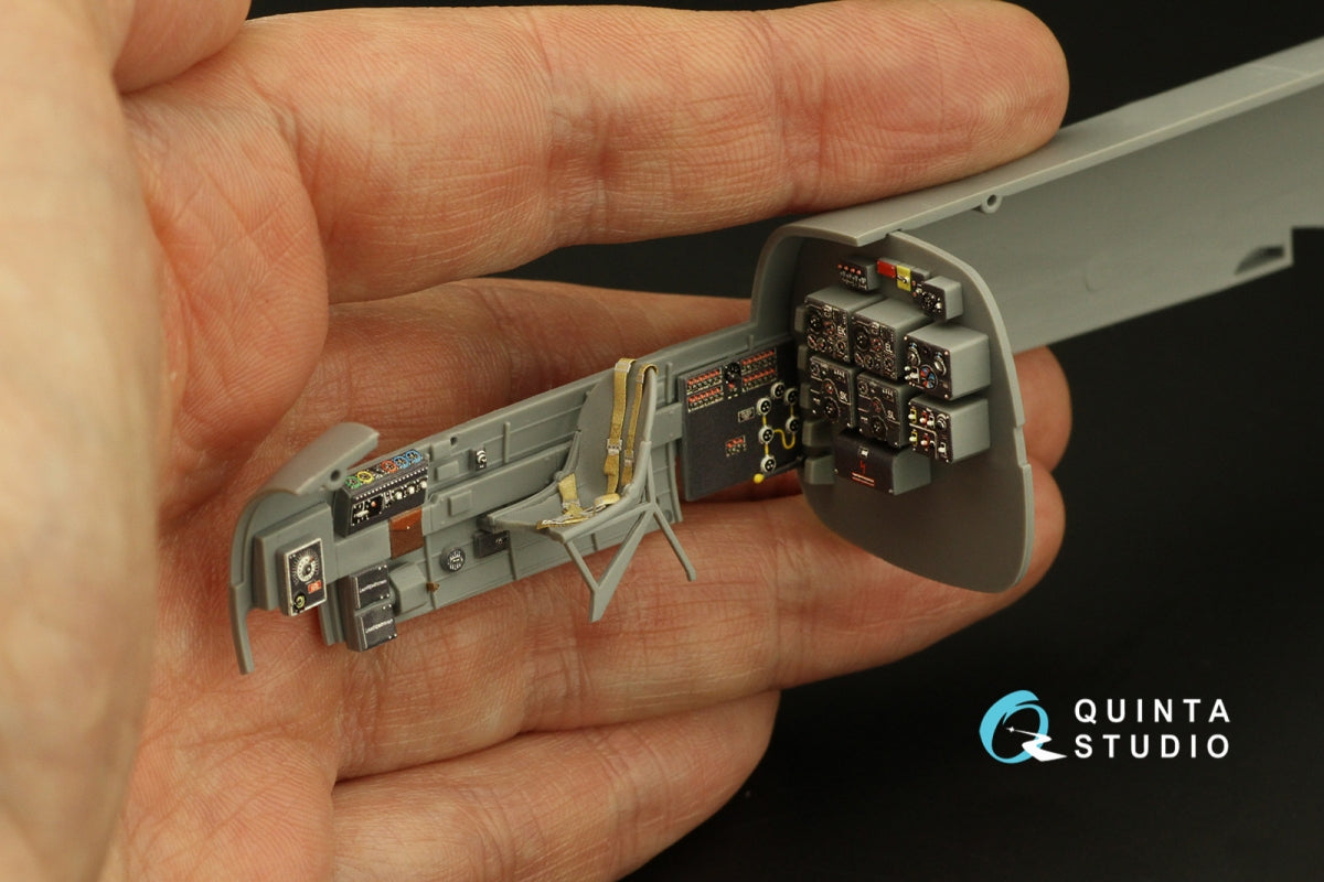 Quinta Studio QD48366 Ju 88A-4 3D-Printed &amp;amp; colored Interior on decal paper (ICM) 1/48 – obrázek 4