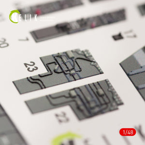 KELIK K48033 F/A-18B &amp;quot;HORNET&amp;quot; INTERIOR 3D DECALS FOR KINETIC KIT 1/48 – obrázek 3
